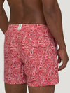 Red Paisley Swimming Trunks - Connolly England