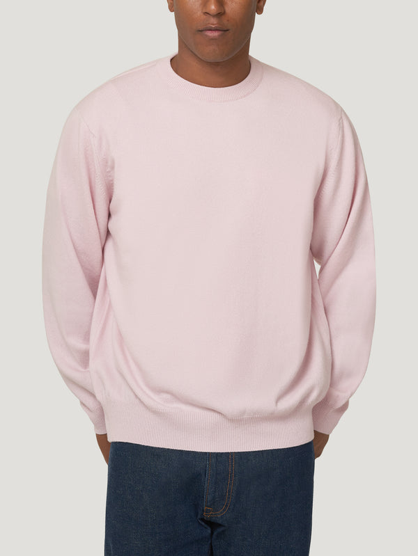 Pale Pink Heirloom Crew Neck