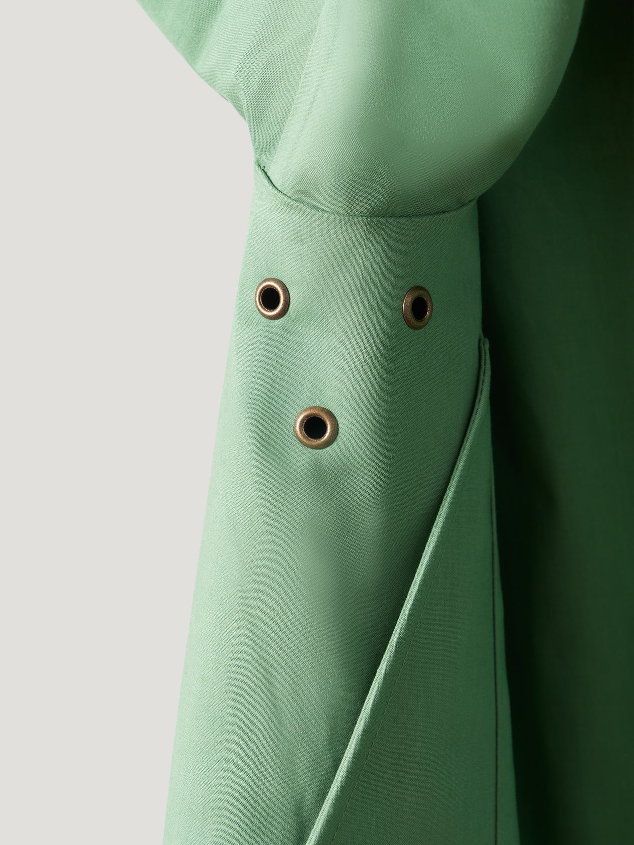 digne collarless jackdt coatモスグリーン 中古・古着通販】digne (ディニュ) collarless jacket coat モス