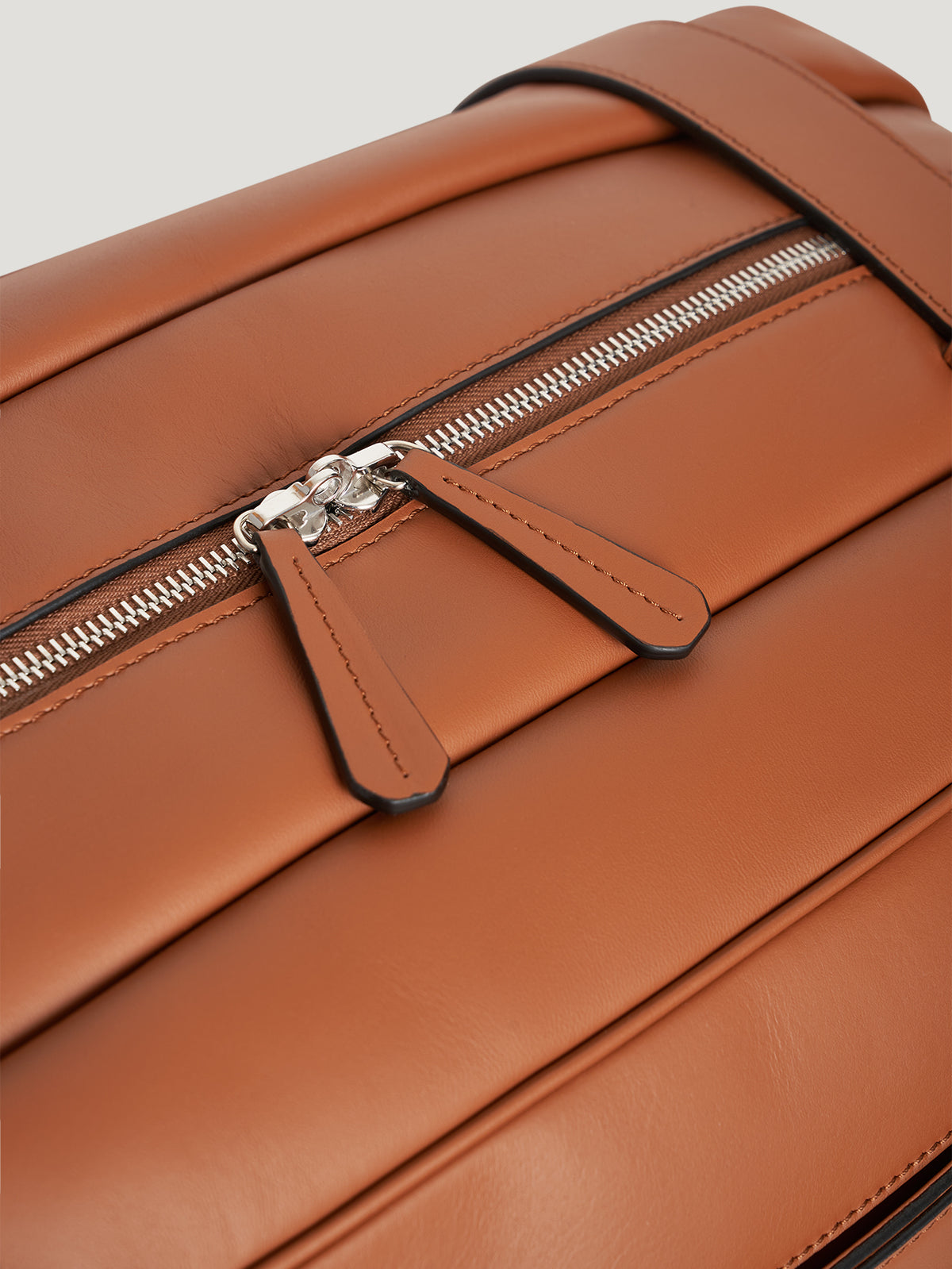 Dark Tan Sports Grip Bag with Badges - Connolly