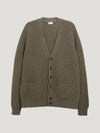 Loden Chunky Ribbed Art Cardi