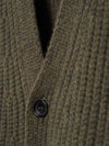 Loden Chunky Ribbed Art Cardi