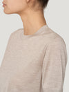 Ecru Classic Cashmere & Silk T-Shirt