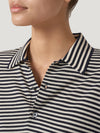 Navy/Ecru Riviera 3 Button Polo