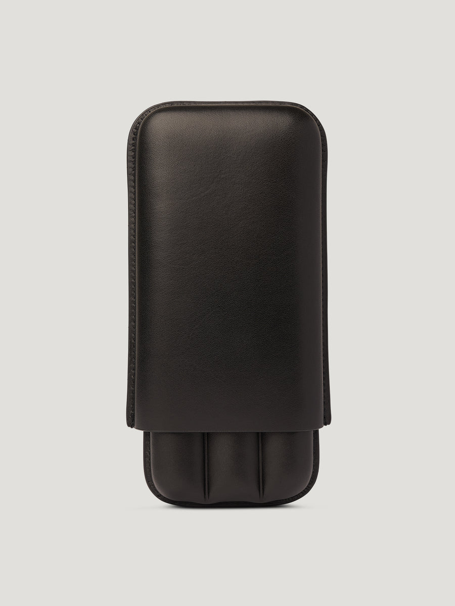 Black Connolly 3 Cigar Case - Connolly