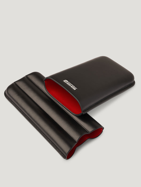 Black Connolly 3 Cigar Case