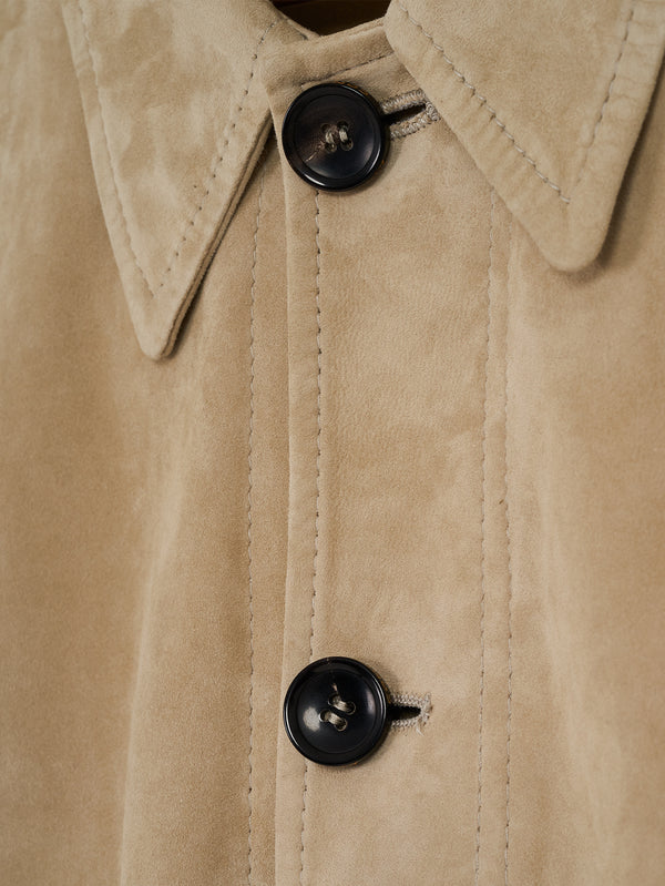 Connolly England | Suede Mechanic Overshirt