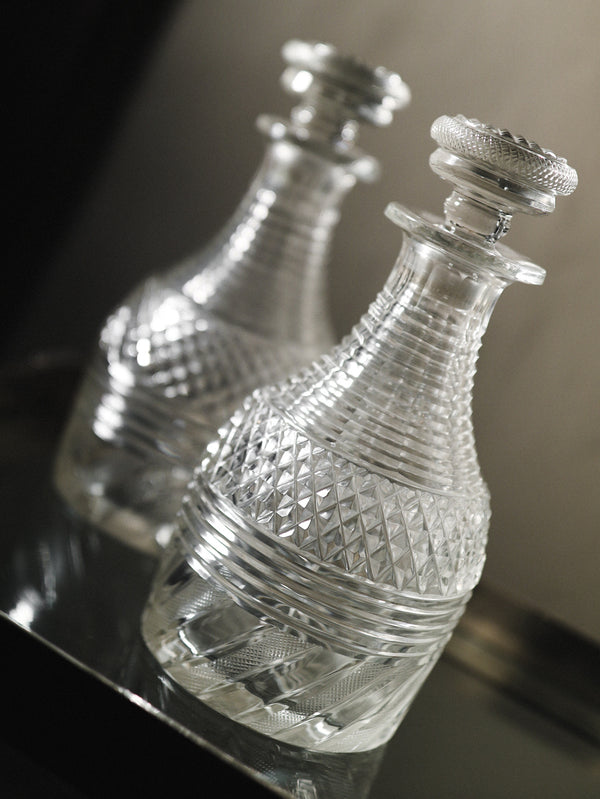 Pair of Glass Decanters c.1830