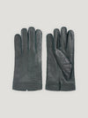 Men's Dark Green Peccary Gloves