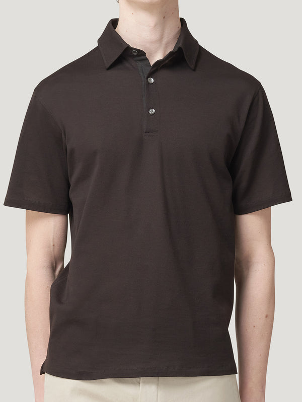 Dark Brown Polo Shirt