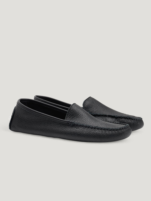 Connolly | Black/Grey Cashmere House Slippers 